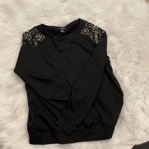 Forever 21 beaded jewel sweatshirt